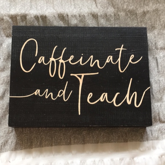 Other - 🐨 Caffeinate and Teach wood block
